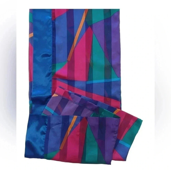 Vintage Diamond Tea  Room Cafton/Kimono Geometric One Size - Picture 8 of 10